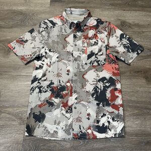 NEW Under Armour Men's Small UPF 30 Dockside SS Novelty Button Shirt 1376577 203